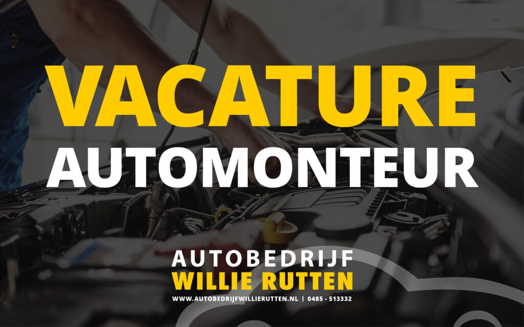 Autobedrijf Willie Rutten - Vacature